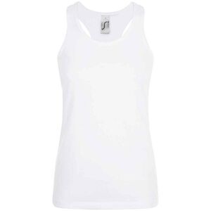 SOLS Womens/Ladies Justin Tank Top / White